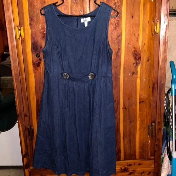 Dress Barn | Dresses | Vintage Ladies Denim Jumper | Poshmark